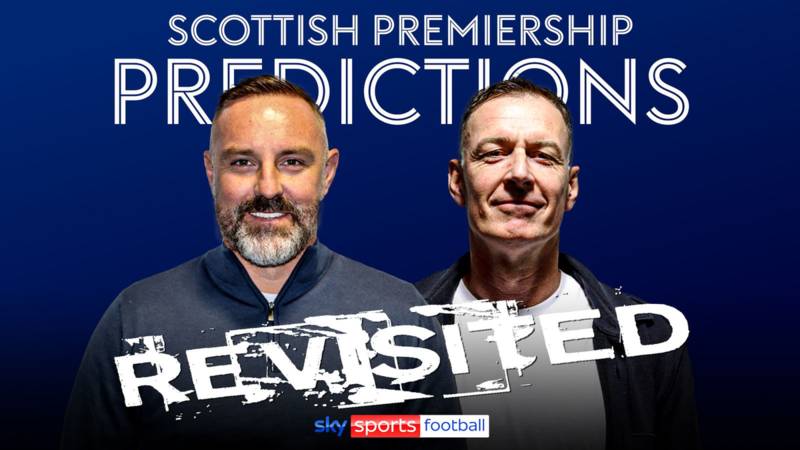 Boyd & Sutton’s Scottish Premiership predictions revisited