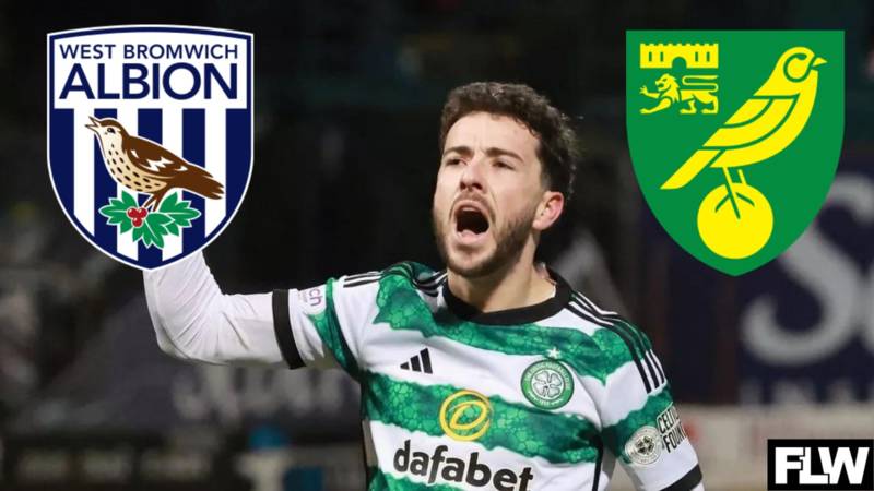 Norwich City and West Brom eyeing Celtic’s Mikey Johnston