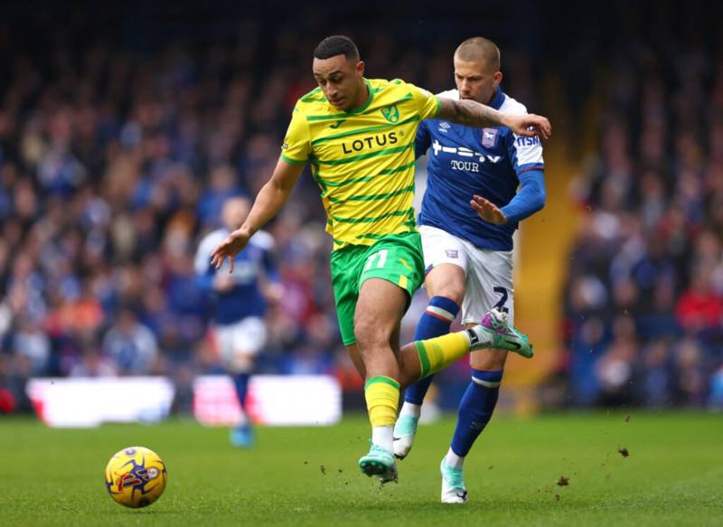 Adam Idah Pictured in Glasgow; Set to Sign for Celtic