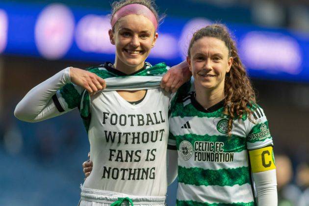 Celtic supporters beat ban to watch Ghirls put on a show at Ibrox