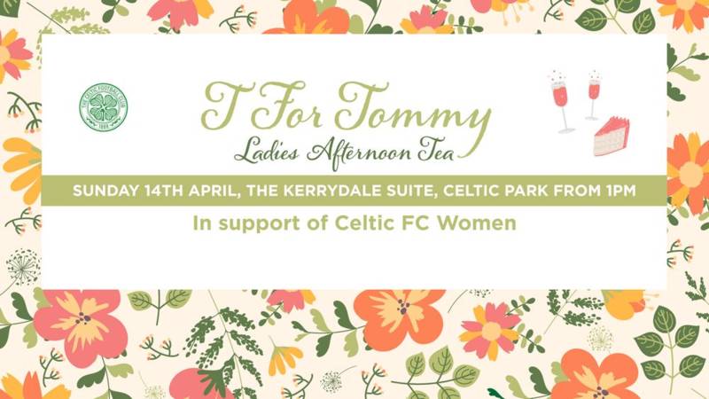 Enjoy Afternoon Tea at Celtic Park on Sunday, April 14