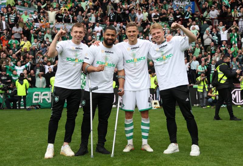 How Carter-Vickers and Johnston celebrated Celtic’s late late winner!