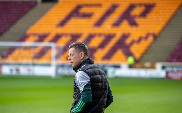 Photos from Fir Park, Motherwell and Celtic line-ups