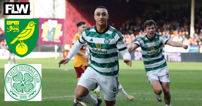 Norwich City are benefitting from Celtic’s Adam Idah agreement