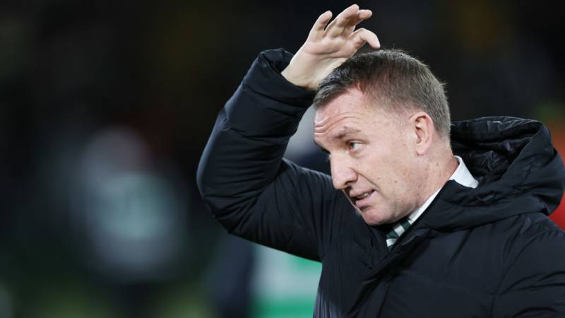 Brendan Rodgers must drop regular starter for Celtic