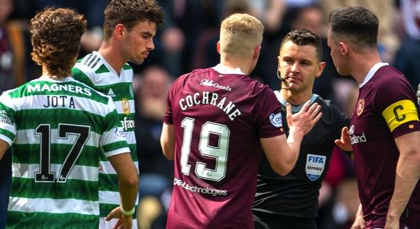 ‘Culprit’ Cochrane’s Celtic Red-Card History