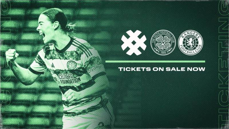 Still time to secure your tickets for this Sunday’s Glasgow derby clash