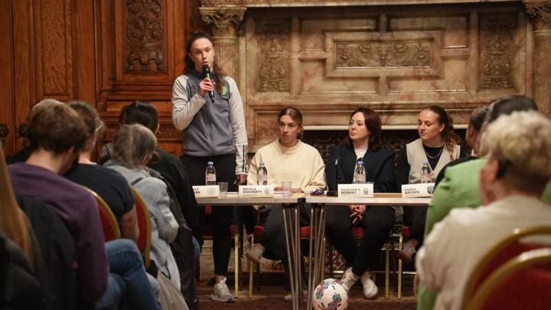 Celtic FC Women captain Kelly Clark joins special guest panel for #IWD2024 celebrations