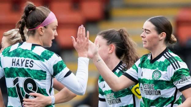 Celtic beat Rangers to cut gap at top of SWPL