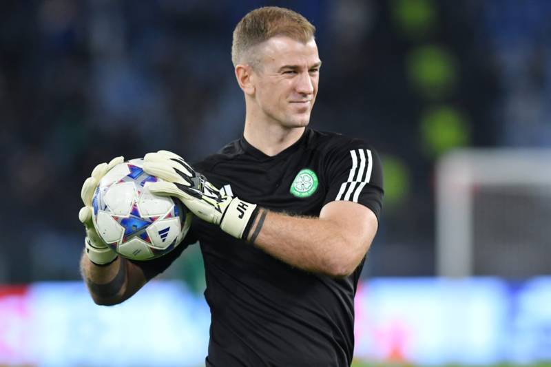 Celtic goalkeeper Joe Hart reacts to SFA’s Brendan Rodgers ban