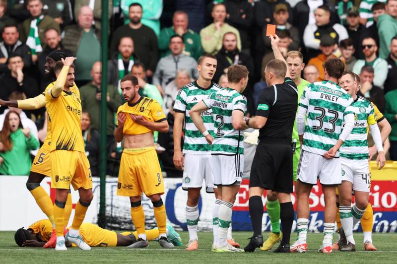 Celtic’s Joe Hart recalls scene of only red card crime and ‘naughty’ TV clip – ‘there was no need for that’