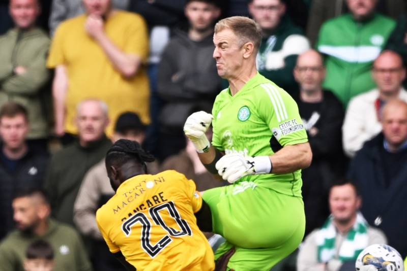 Hart on that Livi celebration as Celtic pals bailed him out