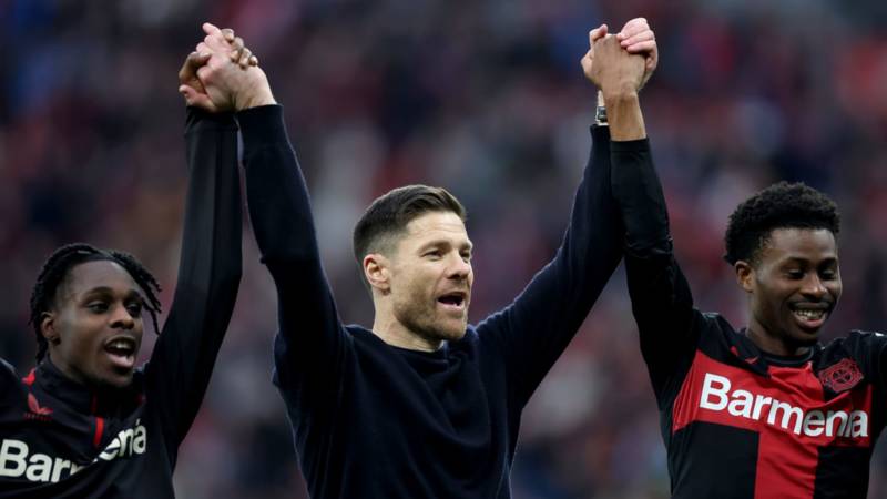 Xabi Alonso’s Bayer Leverkusen close to breaking Celtic record