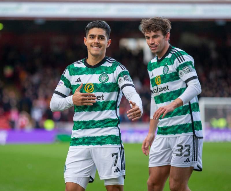 Matt O’Riley Gets Celtic Love-in From Luis Palma