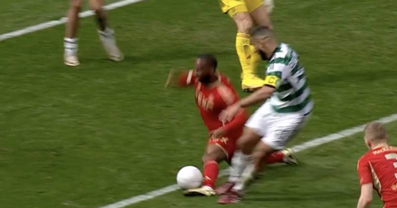 Celtic survive ‘stonewall’ Aberdeen penalty call as Don Robertson denial has pundits baffled