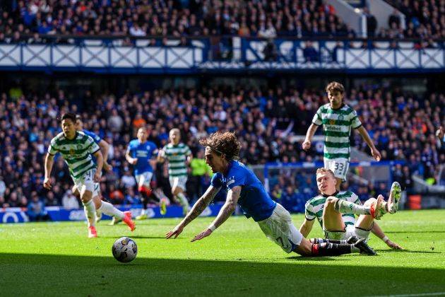 Dundee v Celtic – John Beaton with the whistle, Dallas on VAR