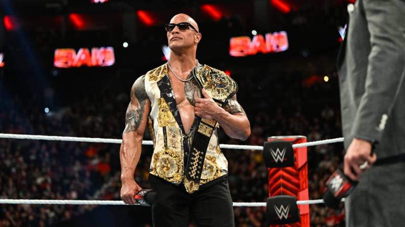 WWE wrestlers train with The Rock in Celtic jerseys