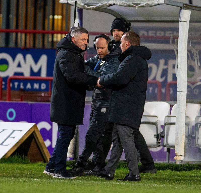 Dundee Manager To Watch Celtic Game From The Stands