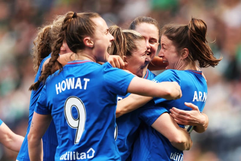 Rangers strike late to defeat Celtic in Women’s Scottish Cup semi and ignite treble dream at Hampden