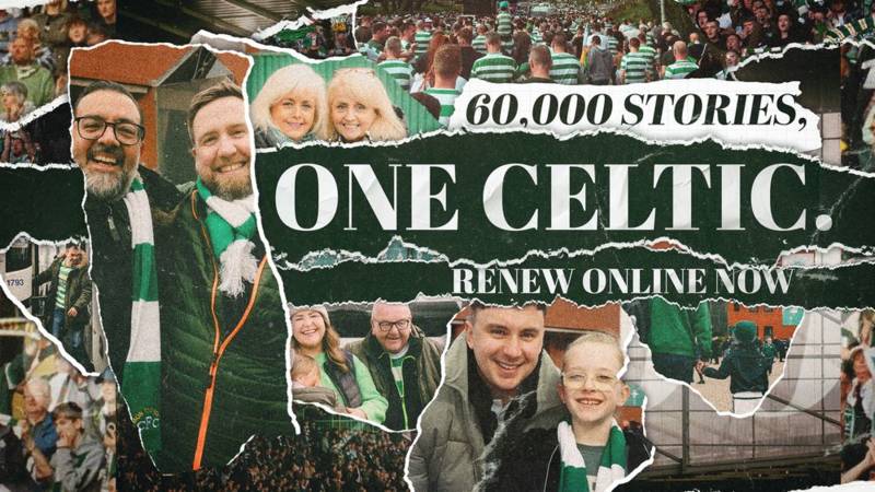 60,000 Stories, One Celtic – A message from the Manager