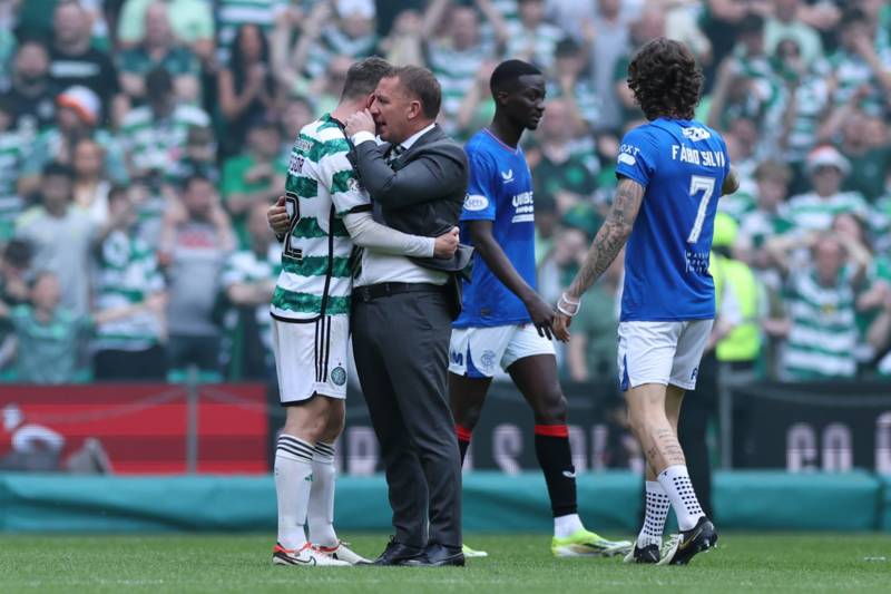 Brendan Rodgers reacts to Celtic win over Rangers that has Bhoys on brink of title