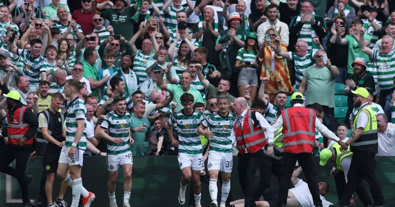 Celtic close in on league title with 2-1 win over ten-man Rangers