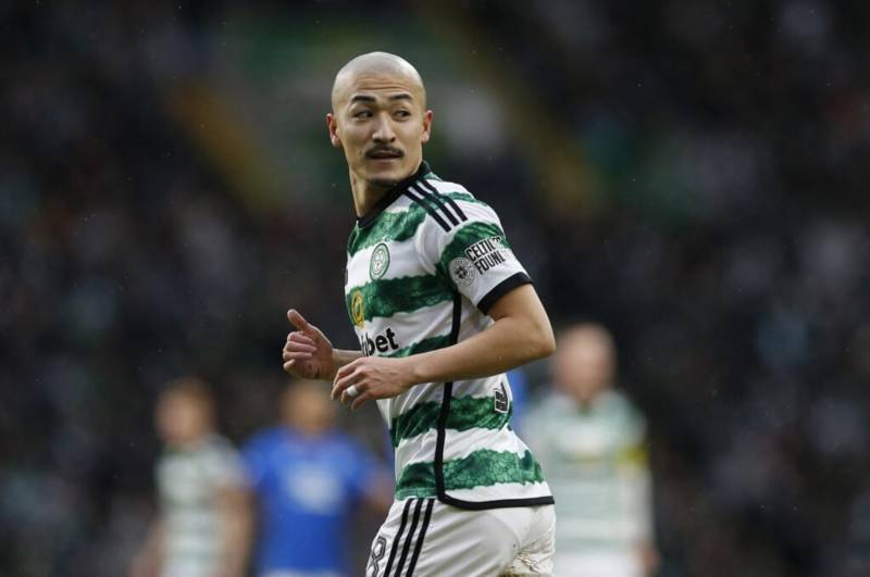 Daizen Maeda Hilariously Oblivious To Celtic Celebration Antics