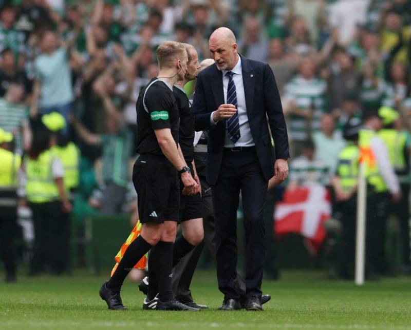 Incredible! Philippe Clement Bizarrely Hits Out At Celtic Penalty He Was Told Was Incorrect