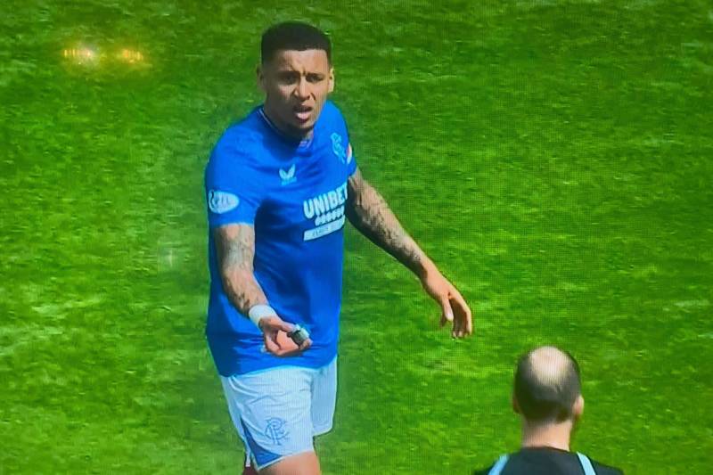 Rangers star targeted by missiles from crowd at Celtic Park