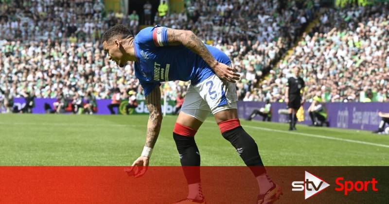 Police Scotland probe after marijuana grinder thrown at Rangers captain during Celtic match at Glasgow Parkhead