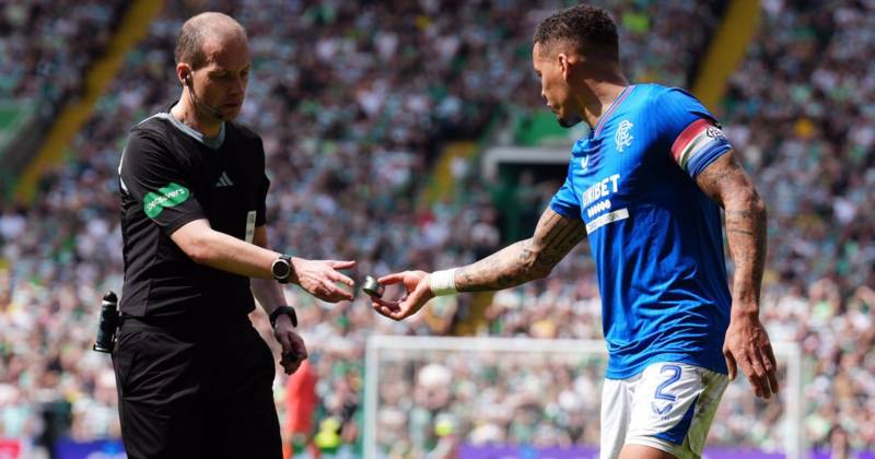 Rangers demand Celtic action after James Tavernier targeted by missiles and ‘lucky’ to avoid injury