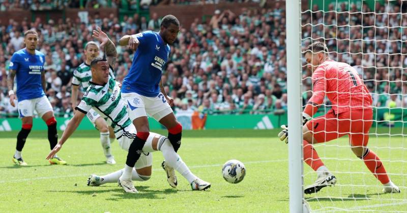 Republic of Ireland striker Adam Idah shows Celtic love with personalised boots against Rangers