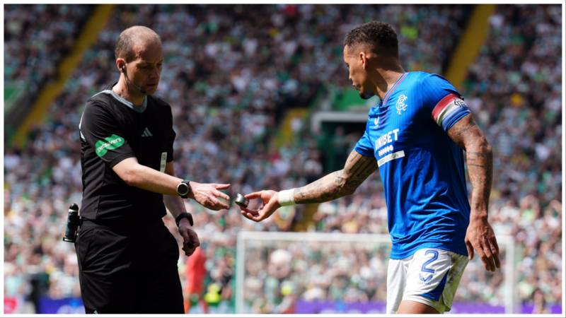 Three arrested at Celtic v Rangers clash as cops launch probe after objects thrown at James Tavernier