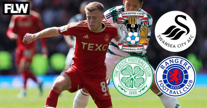 Coventry City join Celtic and Rangers in transfer chase for Connor Barron