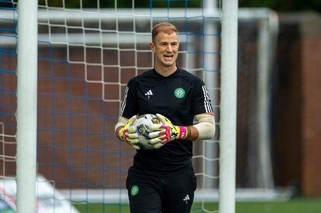 Video: Joe Hart and Callum McGregor share moment as Celtic clinch title