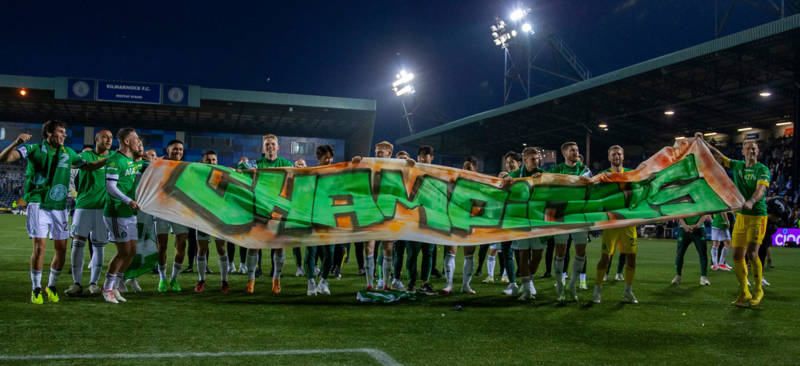 Watch the incredible late night Celtic Park celebrations of the champions