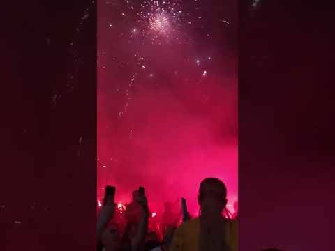 WHEN THE CHAMPIONS GOT ON STAGE LAST NIGHT AT CELTIC PARK #celticfc #threeinarow