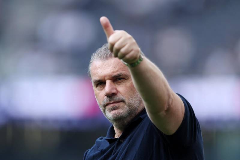 Ange Postecoglou reacts to Celtic title win as delighted Spurs boss beams: ‘I love them, mate’