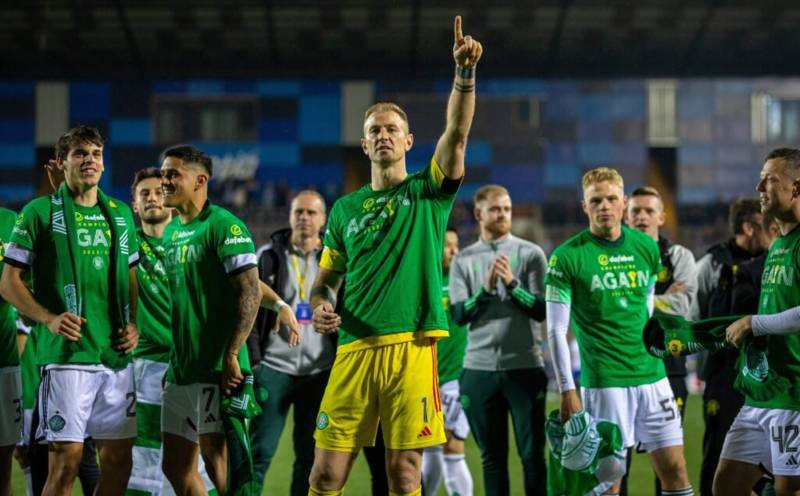 Video: Classy Joe Hart Moment in Celtic Title Celebrations