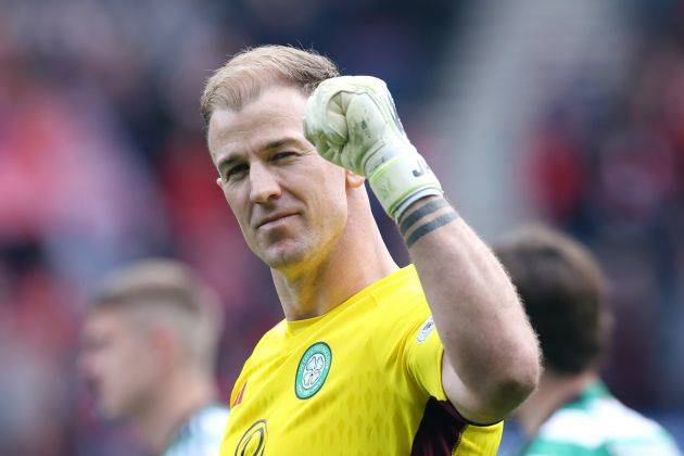 Video: Joe Hart arrives with Premiership trophy ahead of Celtic Park farewell