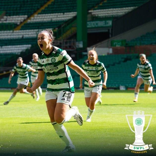 Amy produces some Gallacher magic to win Celtic’s first ever title