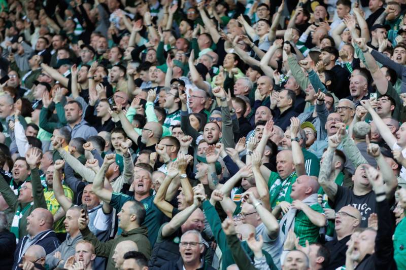 Superb drone footage emerges of Celtic fans’ Trophy Day celebrations in Glasgow