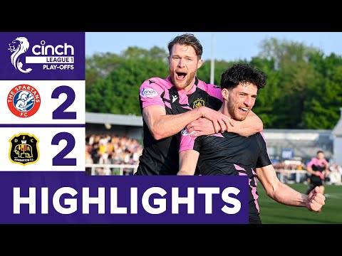 Dumbarton 2-2 The Spartans | Dumbarton Earn Promotion To League 1 | cinch League One Play-Offs