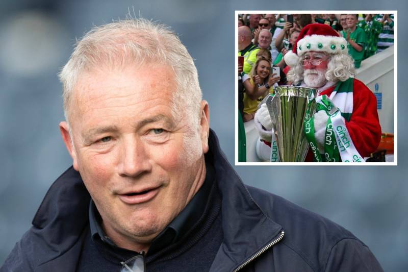 ‘Get yourself in order’ – McCoist reacts to Celtic Santa title troll