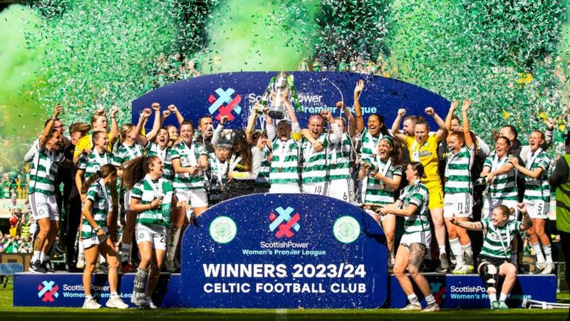 Watch all the Celebrations as CelticFC Women lift the Scottish Women’s Premier League trophy