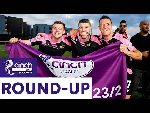 Seven Goals Scored Over Two Legs As Dumbarton Go Up | Play-Off Round-Up | cinch SPFL