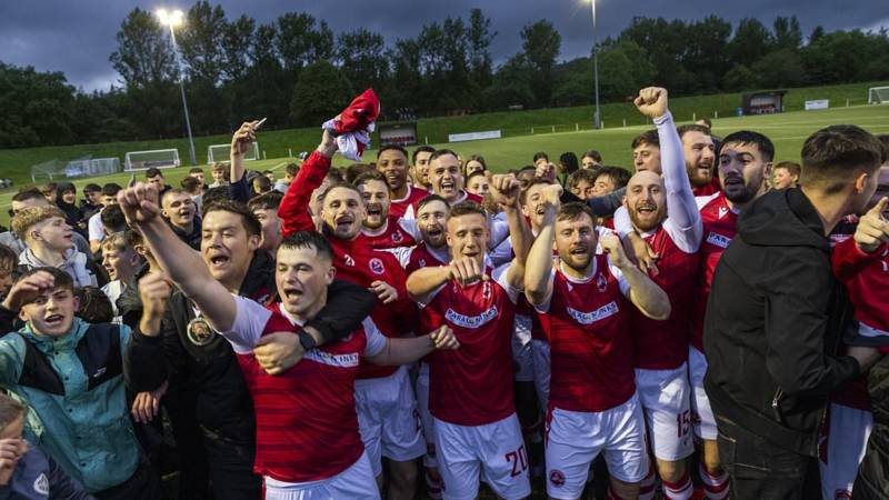 ON THE ROAD: Broxburn promotion is the perfect send-off for St Johnstone idol Anderson . but just the beginning for ambitious West Lothian outfit