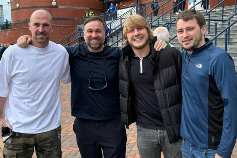 UFC star spotted at Celtic vs Rangers Scottish Cup final