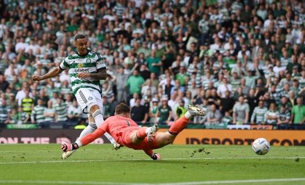 Video: Brilliant moment steward celebrates Adam Idah’s Celtic winner