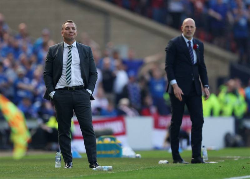 CelticTV Presenter Praises The Ibrox Club For Showing Respect As Celtic Collect The Trophy.